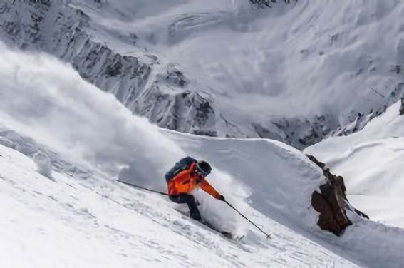 Berg Schifahrer